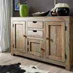 Sheesham Massivmöbel Sideboard Palisander Holz massiv Nature Grey #86