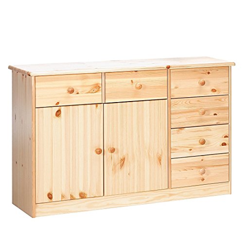 Steens 17802619 Kommode Sideboard Mario Kiefer massiv natur-lackiert