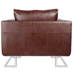 vidaXL Luxus Ledermixstuhl Sofa Lounge Wohnzimmer Relaxsessel Couch Sessel