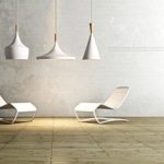 icase4u® Retro lampe vintage Kronleuchter Pendelleuchten Moderne minimalistischen Stil nordischen Stil Weiße Holzinstrument Kronleuchter, 3PCS / PACK