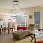 Lu-Mi® LED Pendelleuchte Höhenverstellbar Küchen Deckenleuchte Wohnzimmer Designleuchte Deckenlampe Schlafzimmer Modern (Sunset Ringo)