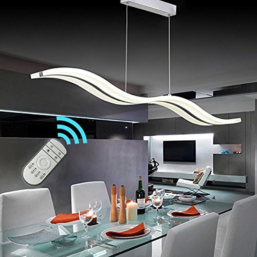 Modernen Kronleuchter, Create For Life® 38W LED Pendelleuchte LED Deckenleuchte für Wohnzimmer Schlafzimmer (Dimmbar mit Fernbedienung 38W)
