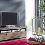 Sheesham Massivmöbel TV-Board Palisander Holz massiv Nature Grey #153