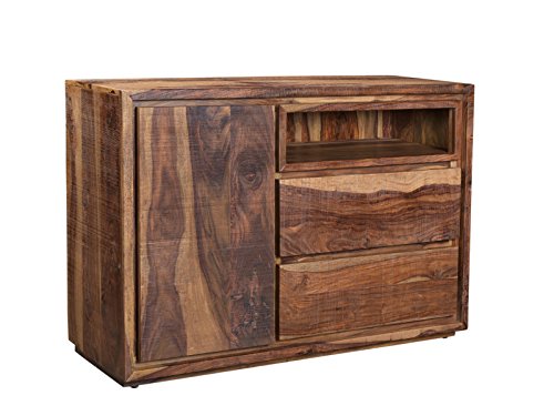 Woodkings Sideboard Blackdale Massivholz Palisander, Anrichte Design Kommode Schubladen, Sheesham Massiv Holzmöbel