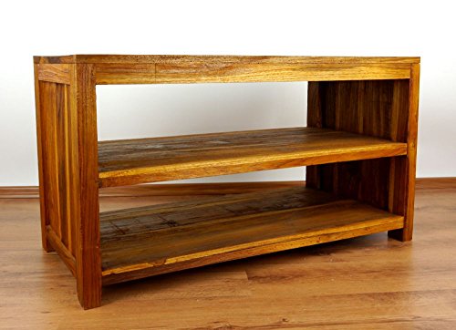 Java Sideboard aus Teakholz | TV-Bank aus Massivholz | Teakholz Lowboard | Asia HiFi-Möbel (Handarbeit)