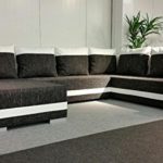Sofa Couchgarnitur Couch Sofagarnitur TUNIS U Polstergarnitur Polsterecke Wohnlandschaft mit Schlaffunktion