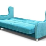 Design Schlafsofa Gala, Sofa mit Schlaffunktion und Bettkasten, Bettsofa, Modernes Schlafcouch, Microfaser, Wohnlandschaft (Kronos 12)