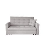 Mirjan24  Sofa Viva Lux III mit Schlaffunktion, 3 Sitzer Polstersofa mit Bettkasten inkl. Kissen, Sofagarnitur, Schlafsofa Bettsofa Farbauswahl, Wohnlandschaft (Sofia 18)