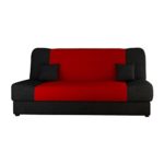 Schlafsofa Jonas Style, Sofa mit Bettkasten und Schlaffunktion, Bettsofa, Schlafcouch, Microfaser, Couch vom Hersteller, Wohnlandschaft (Alova 04 + Alova 46)