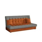 Modernes Sofa Neon mit Bettkasten und Schlaffunktion, Lounge Couch, Bettsofa Schlafcouch Schlafsofa (Lux 10 + Lux 05)
