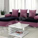 Ecksofa Smart! Sofa Eckcouch Couch! mit Schlaffunktion und Bettkasten! Ottomane Universal, L-Form Couch Schlafsofa Bettsofa Farbauswahl (Alova 23 + Alova 04)