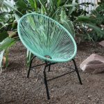 Retrosessel Cocktailsessel Clubsessel Loungesessel Relaxsessel Esszimmerstuhl, Farbe:mint