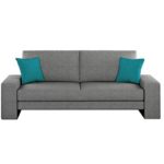 Schlafcouch Schlafsofa - Supra Moderne Sofa mit Schlaffunktion, Lounge Couch, Bettsofa, Materialmix, Couch vom Hersteller, Couchgarnitur (Ibiza 28 + Ibiza 26)