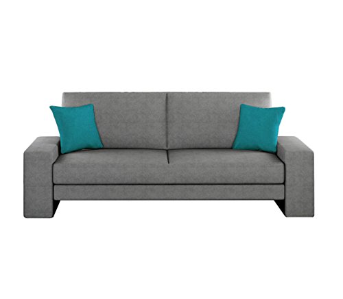 Schlafcouch Schlafsofa - Supra Moderne Sofa mit Schlaffunktion, Lounge Couch, Bettsofa, Materialmix, Couch vom Hersteller, Couchgarnitur (Ibiza 28 + Ibiza 26)