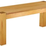 Brasilmöbel Bank Rio Kanto, Pinie Massivholz, geölt und gewachst Honig, L/B/H: 120 x 38 x 45 cm