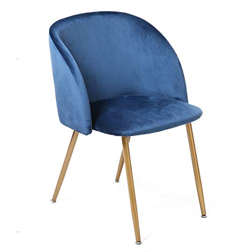 EGGREE Stühle SAMT Vintager Retro Sessel Polstersessel SAMT Lounge Sessel Clubsessel Fernsehsessel 6 Farben