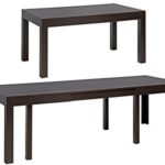 MPS groß praktisch Tisch WENUS 160-300x90x76cm Wenge 4-12 Personen Esstisch mit ausziehbarer Tischplatte auf 300 cm