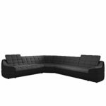 Mirjan24  Design Ecksofa Infinity L, Einstellbare Kopfstützen, Schwerentflammbar Stoff, L-Form Couchgarnitur, freistehendes Polsterecke Sofa, Wohnlandschaft Couch (Madryt 1100 + Inari 96)