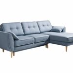 Mirjan24  Ecksofa Candy mit Bettkasten und Schlaffunktion, L-Form Couch, Eckcouch, Schlafsofa, Polsterecke, Wohnlandschaft, Couchgarnitur (Chester 20, Ecksofa: Rechts)