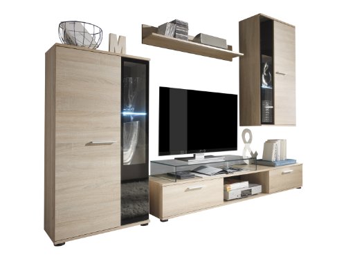 trendteam smart living Wohnzimmer Anbauwand Wohnwand Salsa