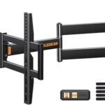 Perlegear TV Wandhalterung mit 822mm Langem Arm wandhalterung Fernseher für 32-75 Zoll LCD/LED/OLED Fernseher, schwenkbarer Gelenkarm 180° Drehbare, Ecke tv Halterung MAX VESA 600x400mm bis zu 45KG